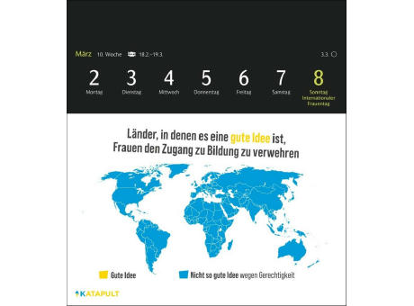 Katapult Infografiken Postkartenkalender