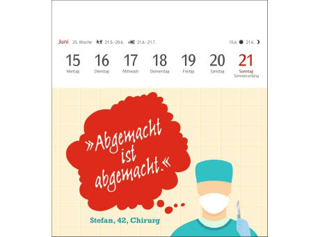 Der fette Vogel bricht den Ast Postkartenkalender