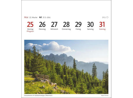 Alpen Sehnsuchtskalender