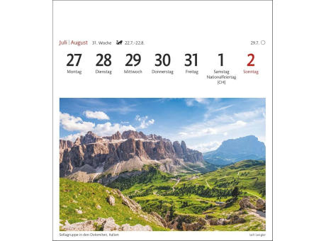 Alpen Sehnsuchtskalender