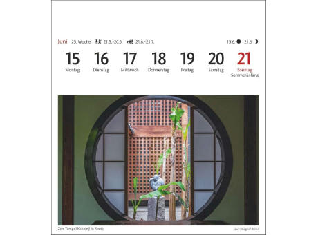 Japan Sehnsuchtskalender
