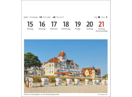 Ostseeküste Sehnsuchtskalender