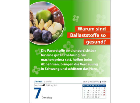 Die Ernährungs-Docs - Gesund durch das Jahr Tagesabreißkalender