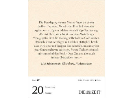 Was mein Leben reicher macht Tagesabreißkalender