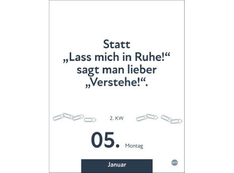 Die besten Sprüche für lange Bürotage Tagesabreißkalender