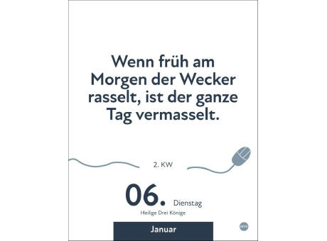 Die besten Sprüche für lange Bürotage Tagesabreißkalender