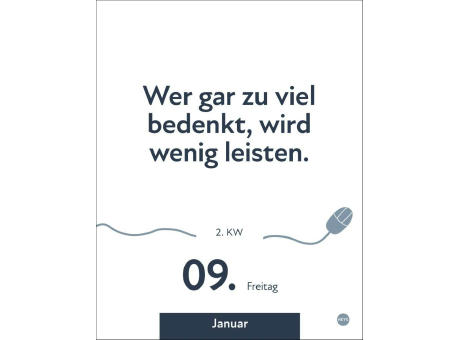 Die besten Sprüche für lange Bürotage Tagesabreißkalender