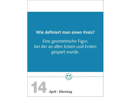 Beste Witze Tagesabreißkalender