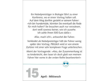 Beste Witze Tagesabreißkalender