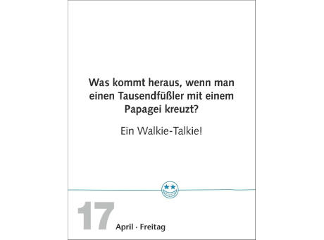 Beste Witze Tagesabreißkalender