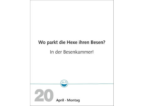 Beste Witze Tagesabreißkalender