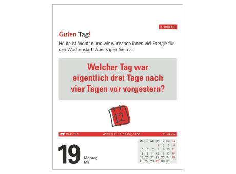 Meyer´s Grips-Gymnastik Tagesabreißkalender