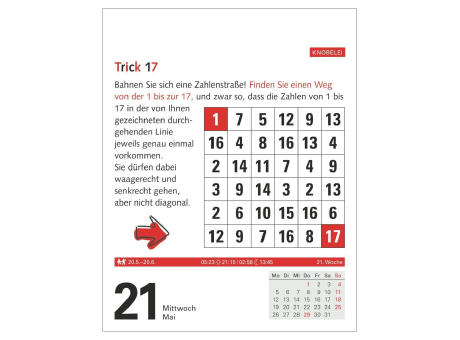 Meyer´s Grips-Gymnastik Tagesabreißkalender