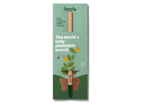 SPROUT Bleistift MINI mit grossem Ansteckkärtchen