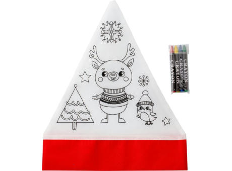 Weihnachtsmütze aus Non-Woven (80 gr/m²) Maryse