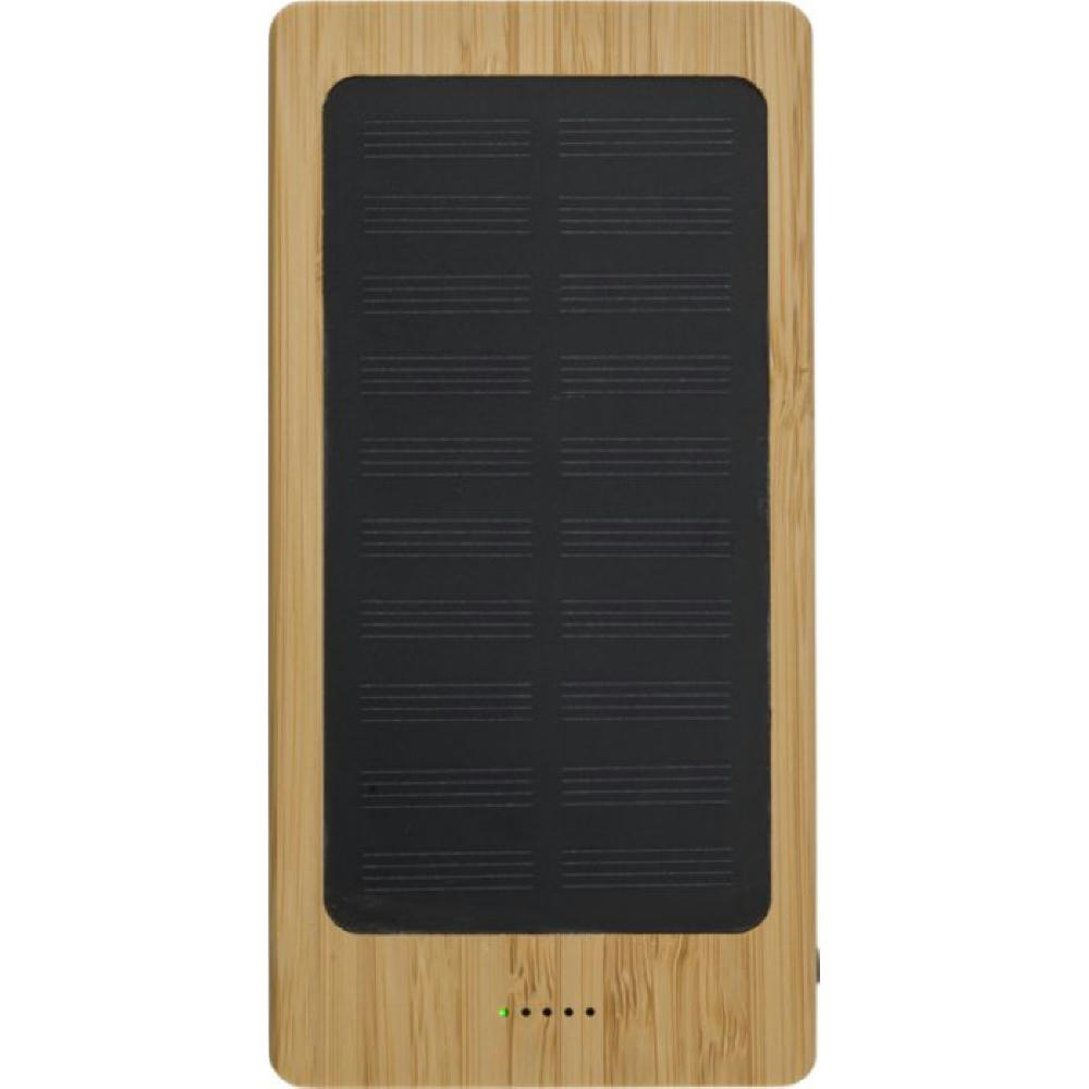 Solar-Powerbank aus Bambus Joan