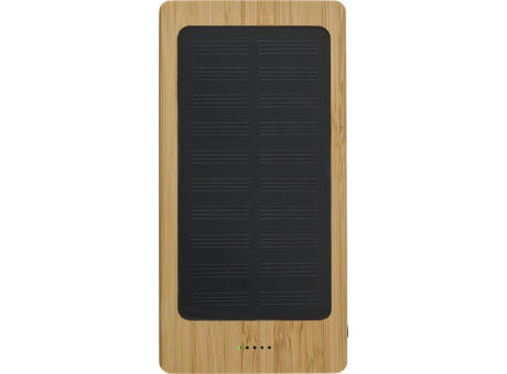 Solar-Powerbank aus Bambus Joan