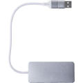 Recycelte Aluminium USB Hub Layton