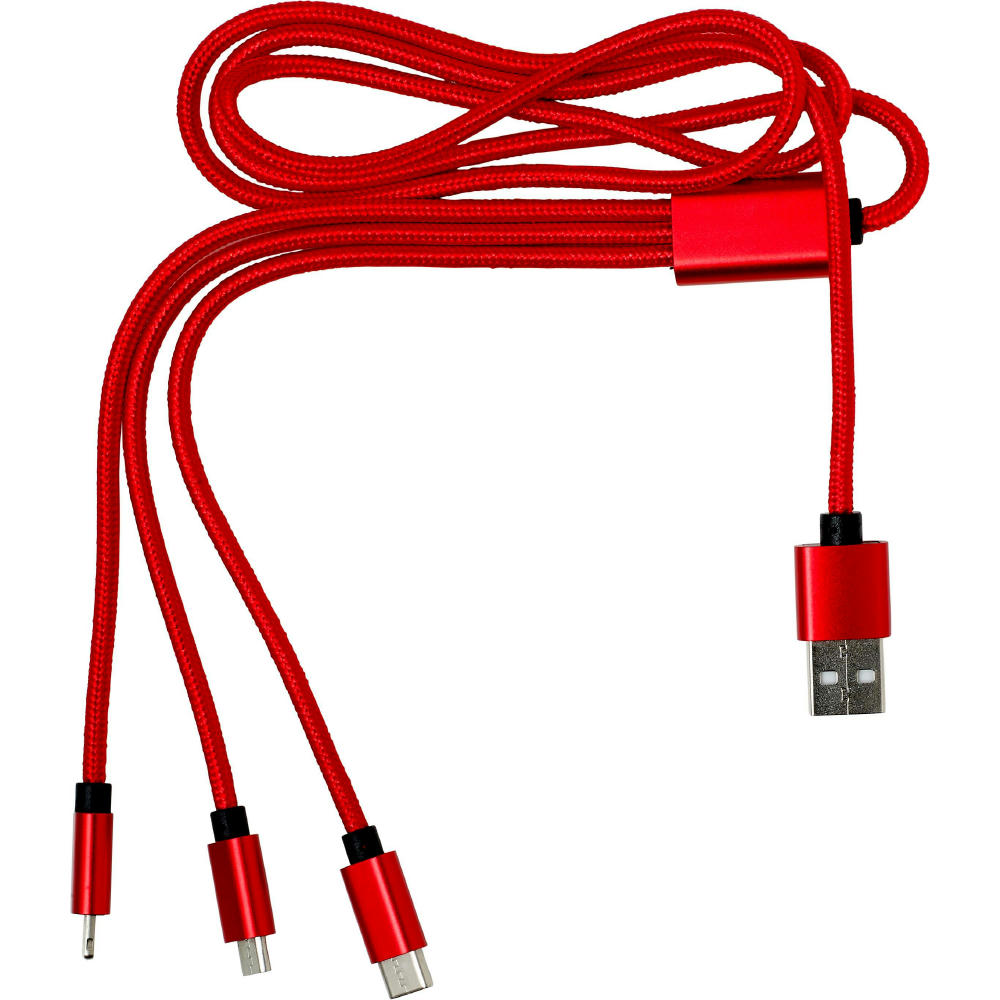 3-in-1 Ladekabel aus Nylon Felix