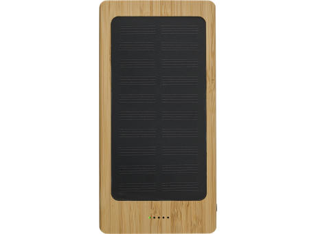 Solar-Powerbank aus Bambus Joan