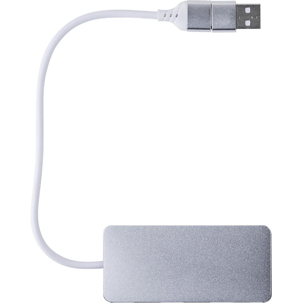 Recycelte Aluminium USB Hub Layton