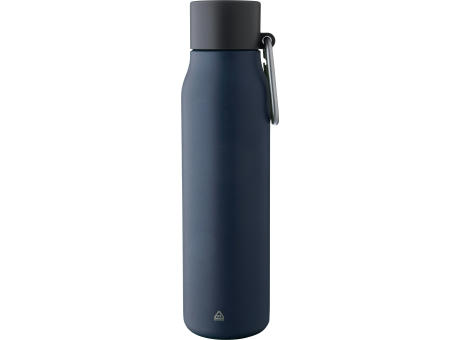 Doppelwandige Trinkflasche aus recyceltem Edelstahl (600 ml) Cassian