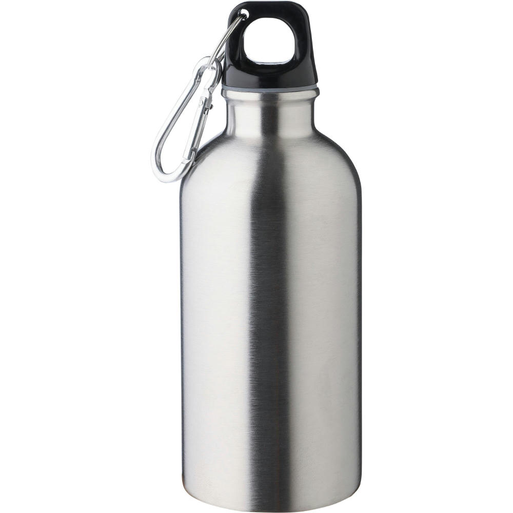 Einwandige Flasche aus recyceltem Edelstahl (400 ml) Sable