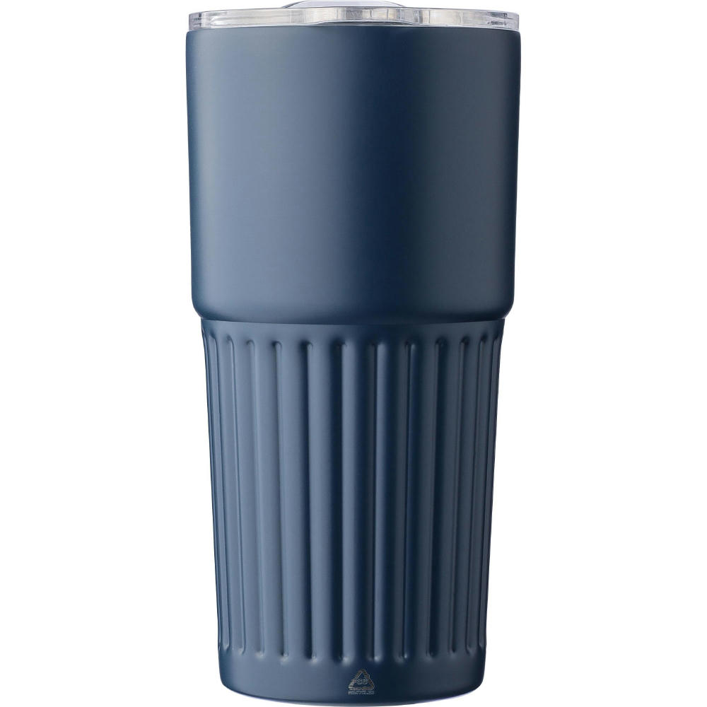 Recycelter doppelwandiger Trinkbecher aus Edelstahl (500 ml) Kael
