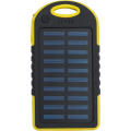 Gummierte ABS Solar-Powerbank Arin