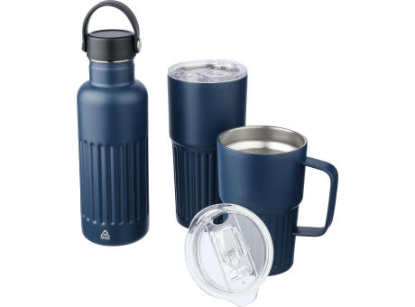 Recycelter doppelwandiger Trinkbecher aus Edelstahl (500 ml) Kael