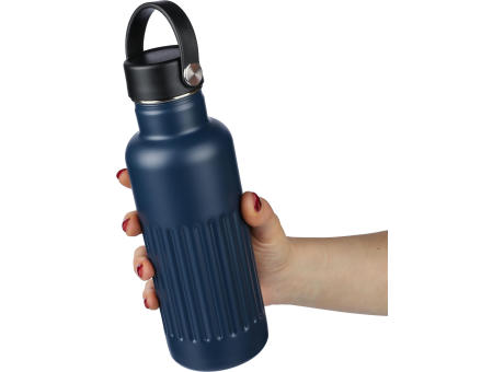 Recycelte doppelwandige Trinkflasche aus Edelstahl (500 ml), Lior