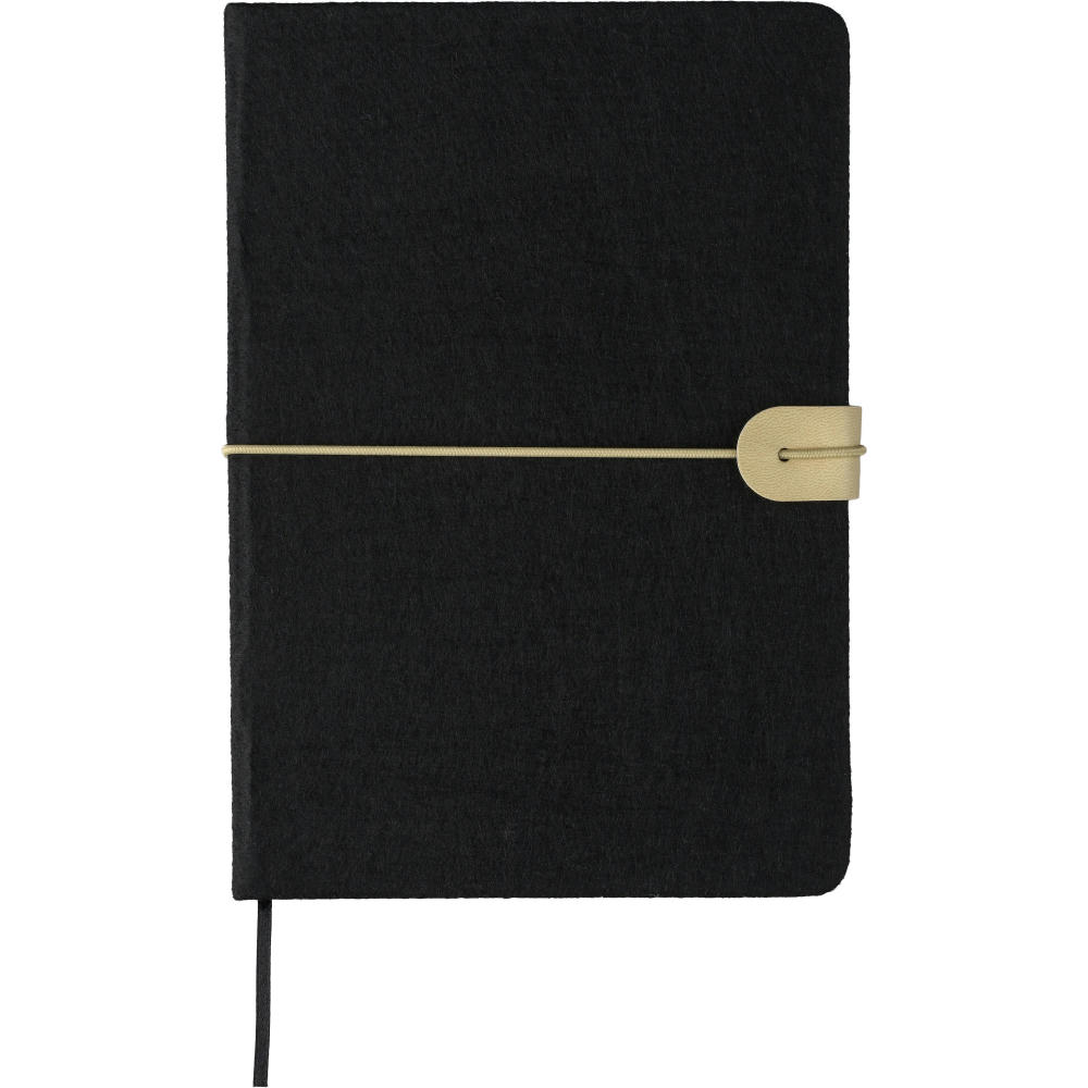 Notizbuch aus recyceltem Filz (A5) Dario