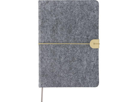 Notizbuch aus recyceltem Filz (A5) Dario