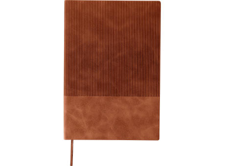 Recyceltes PU-Notizbuch (A5) Elian