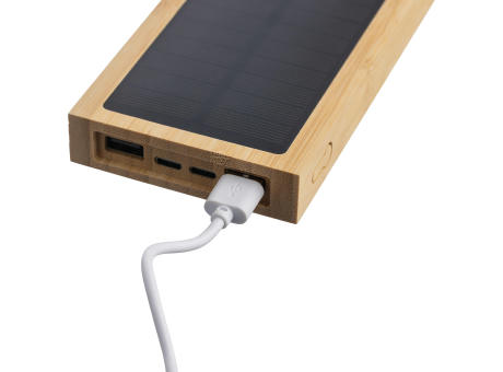 Bambus Solar-Powerbank Elz