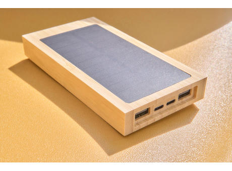 Bambus Solar-Powerbank Elz