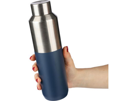 Recycelte doppelwandige Trinkflasche aus Edelstahl (600 ml) Esen