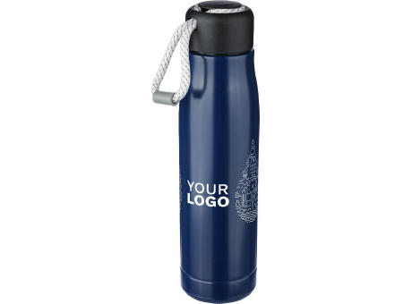 Doppelwandige Trinkflasche aus recyceltem Edelstahl (500 ml) Solene