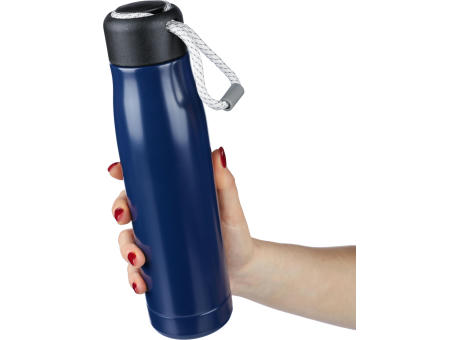 Doppelwandige Trinkflasche aus recyceltem Edelstahl (500 ml) Solene