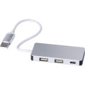 USB-Hub Layton | Aluminium | 3 Anschlüsse