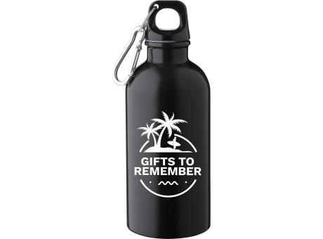 Einwandige Flasche aus recyceltem Edelstahl (400 ml) Sable