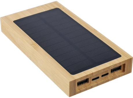 Bambus Solar-Powerbank Elz