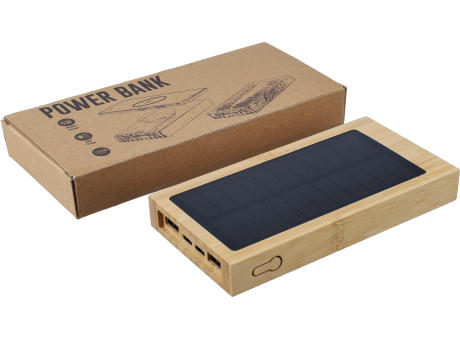 Bambus Solar-Powerbank Elz