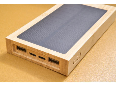 Bambus Solar-Powerbank Elz