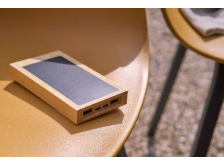 Bambus Solar-Powerbank Elz