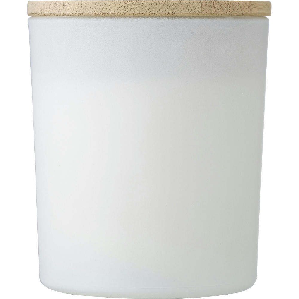 Kerze Josiah | Glas mit Bambusdeckel | Sojawachs | 280 g