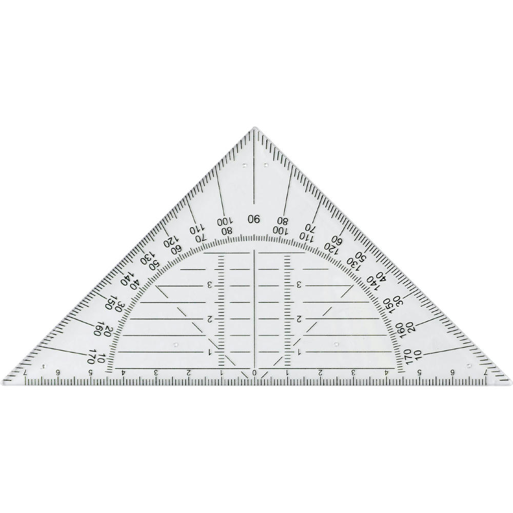 Geodreieck aus Kunststoff Jaden