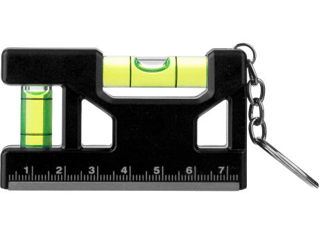 Schlüsselanhänger Wasserwaage Indira aus recyceltem ABS