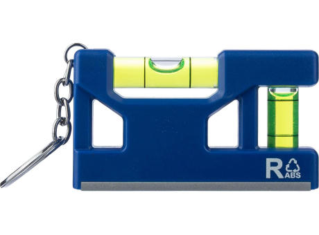 Schlüsselanhänger Wasserwaage Indira aus recyceltem ABS