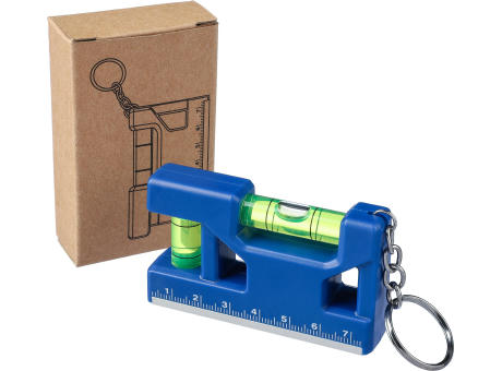 Schlüsselanhänger Wasserwaage Indira aus recyceltem ABS